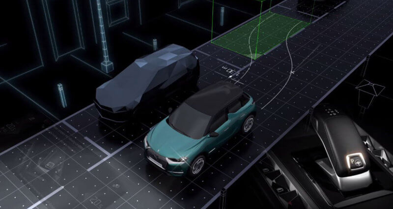 O seu veículo estaciona-se a si próprio